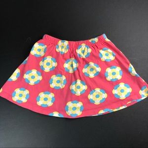 Hanna Andersson Pink Floral Skirt Size 6/7 (120 Cm)